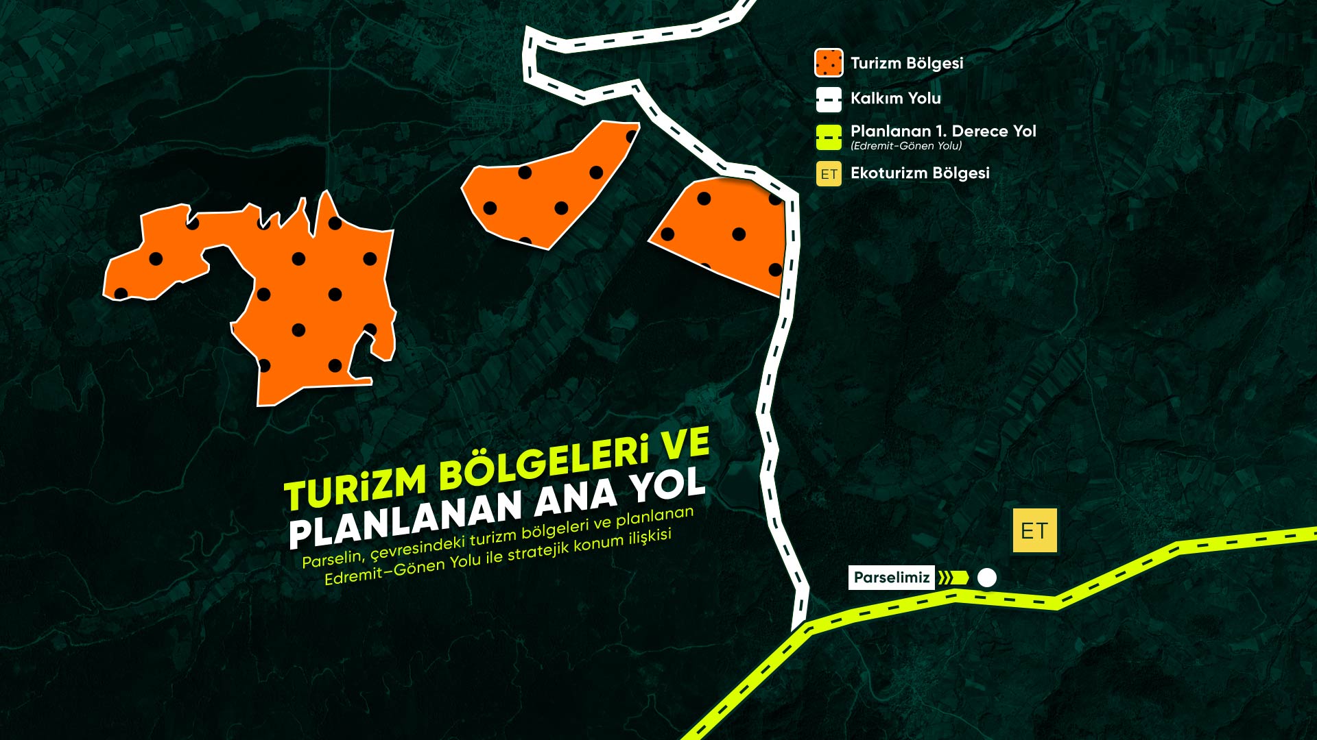 Çanakkale Yenice Kalabakbaşı'nda, 274 Metre Cepheli, Ekoturizm Potansiyelli, 13.716 m² Yatırımlık Tarla