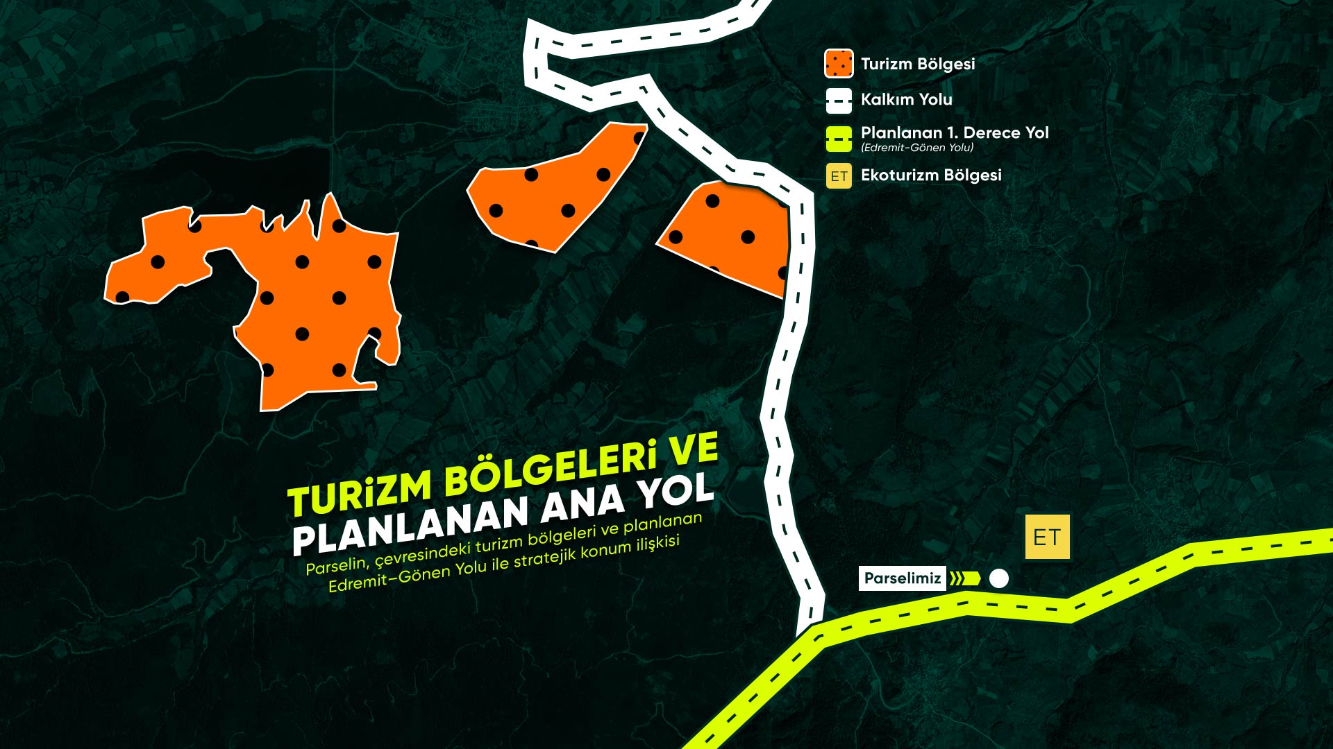 Çanakkale Yenice Kalabakbaşı'nda, 274 Metre Cepheli, Ekoturizm Potansiyelli, 13.716 m² Yatırımlık Tarla