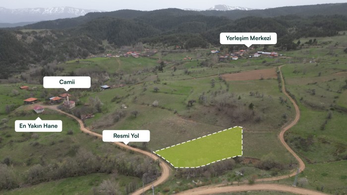 Kastamonu İhsangazi'de 1.896 m2 Konut İmarlı Arsa Fırsatı