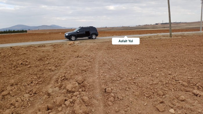 Kütahya Altıntaş Yeni'de Havalimanı Yakınında Asfalt Kenarı 1.539 m2 Tarla Fırsatı