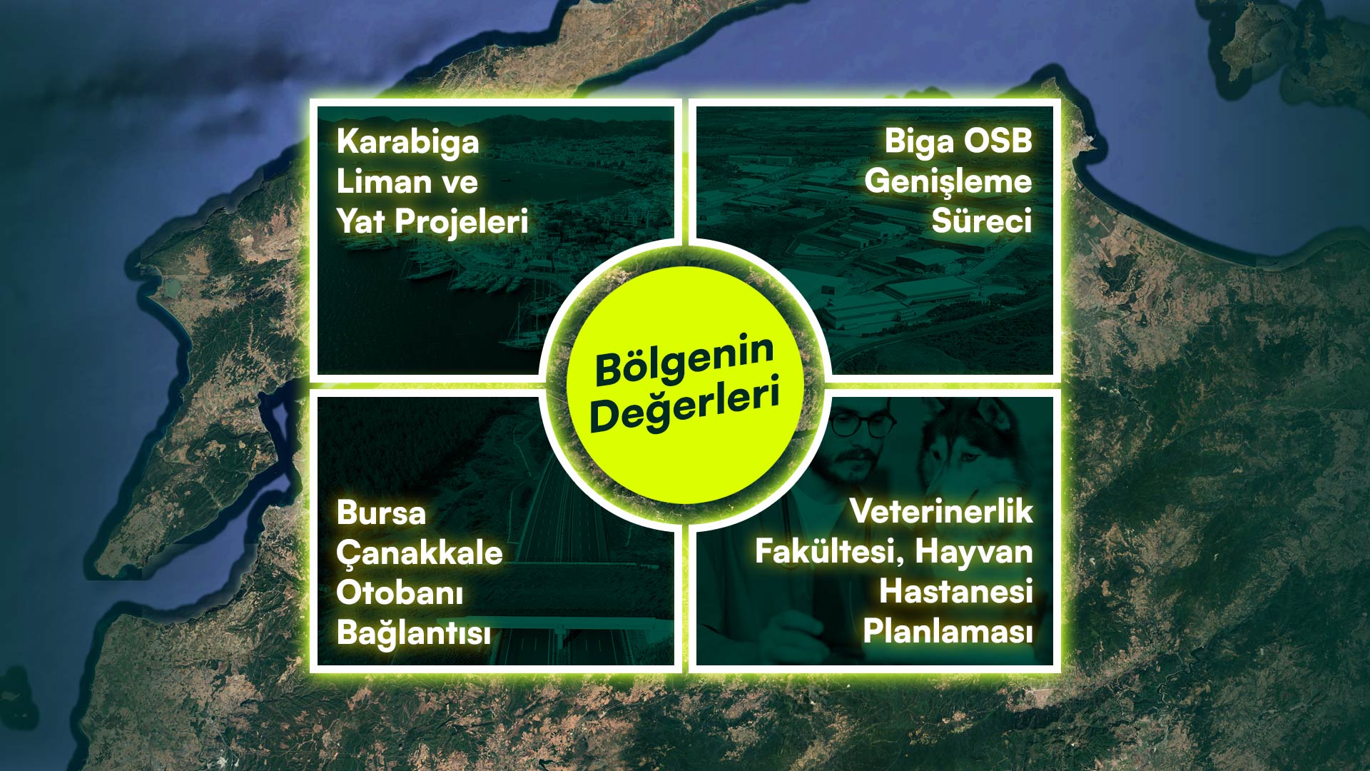 Çanakkale Biga Harmanlı’da Resmi Yola Cepheli 1.403 m2 Tarla