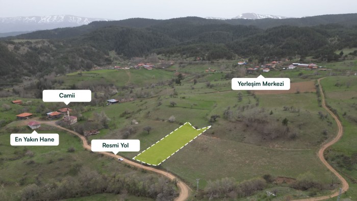 Kastamonu İhsangazi'de 1.719 m2 Konut İmarlı Arsa Fırsatı