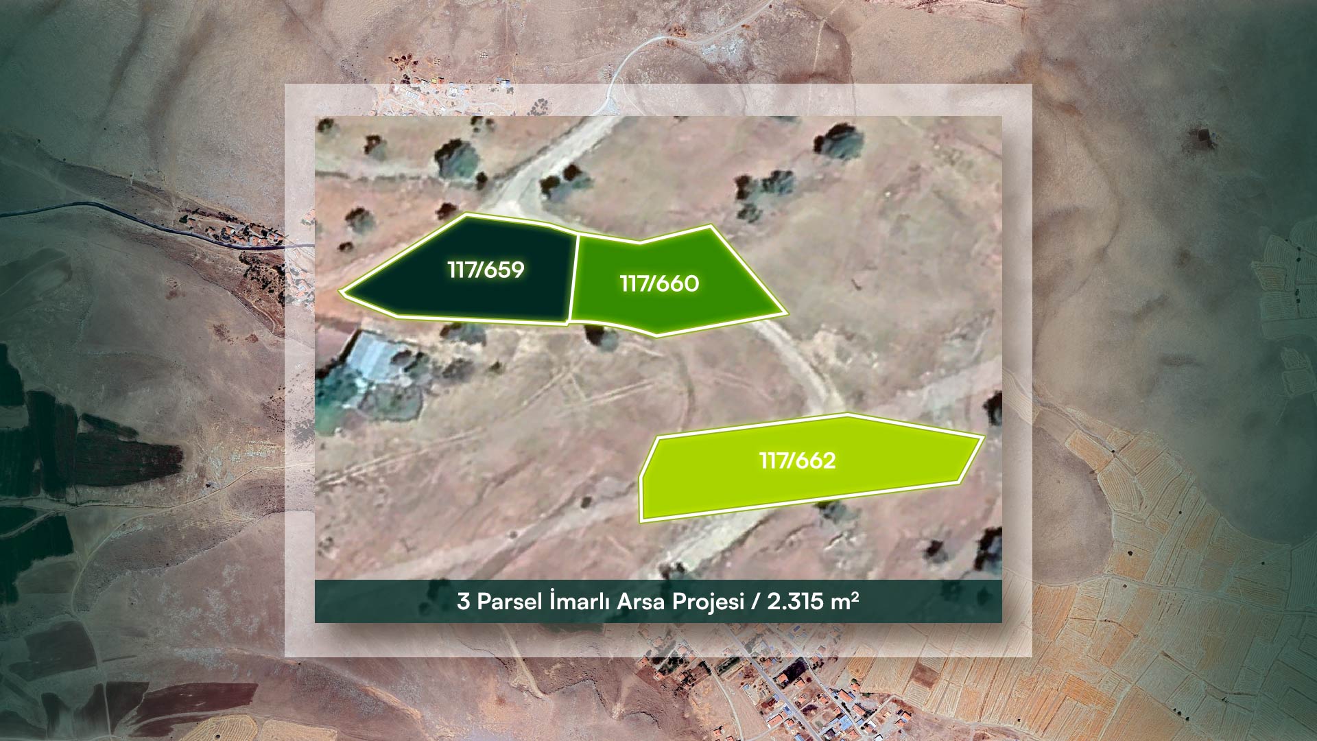 Adana Saimbeyli'de Yerleşim Alanı İçerisinde İmarlı Arsa Projesi (3 Parsel)