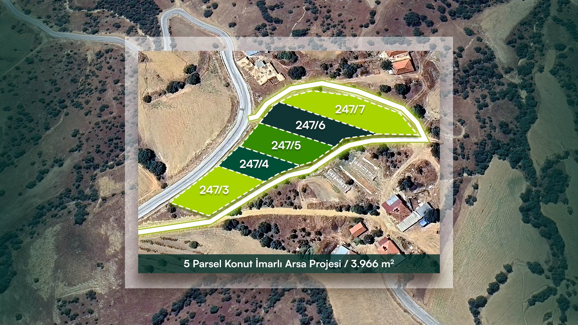 Denizli Buldan Karaköy'de Köy Yerleşik Alan İçerisinde Konut İmarlı Arsa Projesi (5 Parsel)